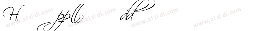HL Scriptina Medium字体转换